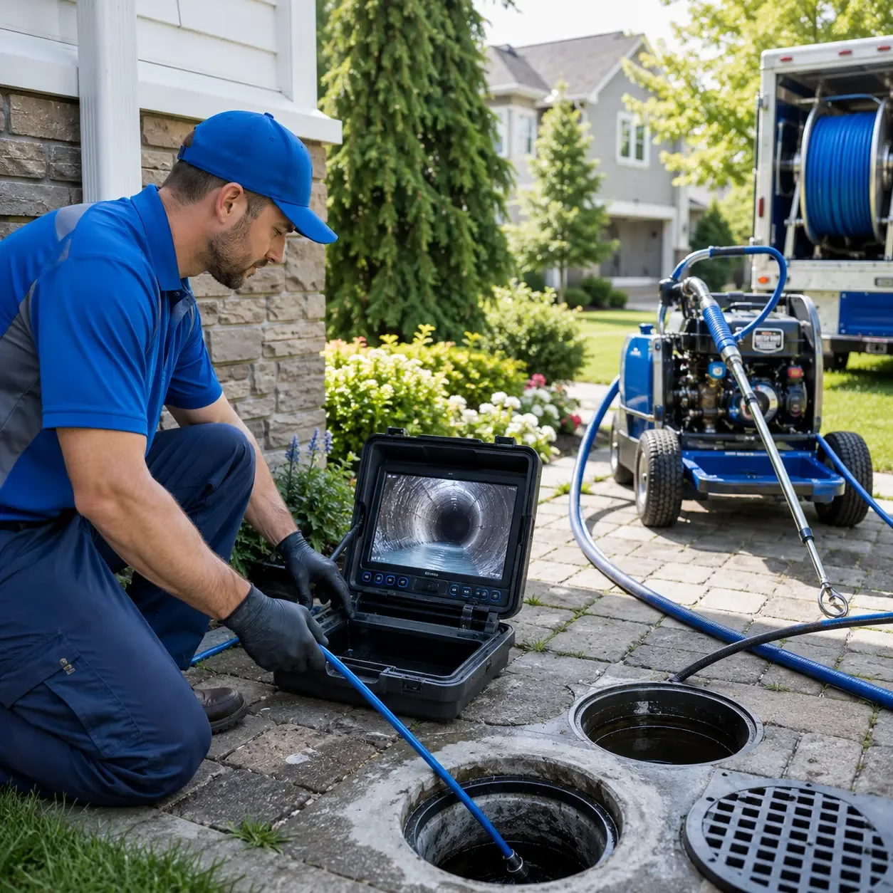 Outdoor drain cleaning professionals serving Woodbine, MD